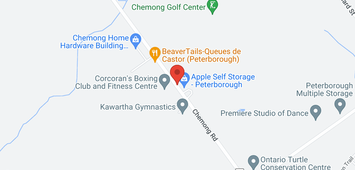 map of 1746 CHEMONG ROAD